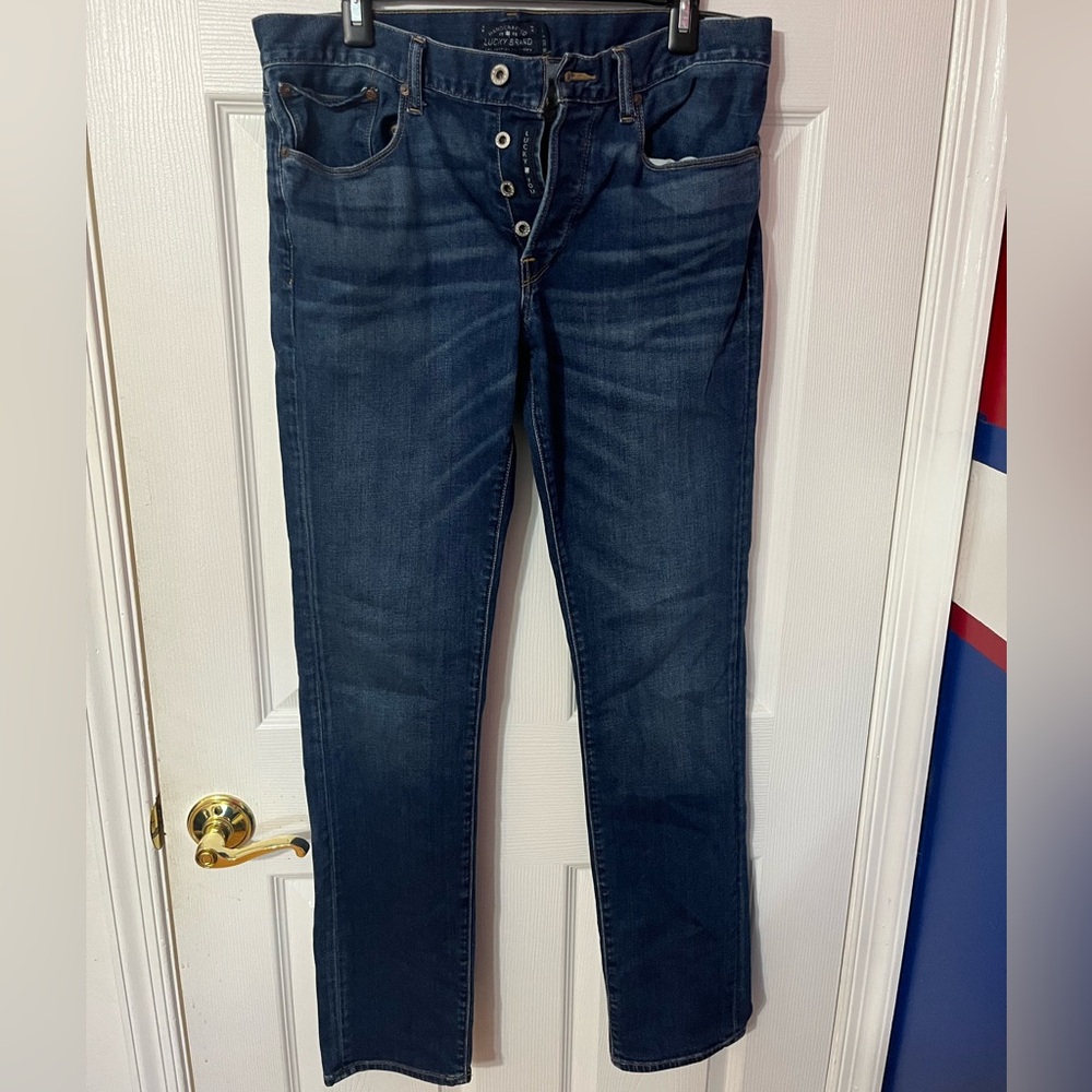 Lucky Brand men’s 32x32 button fly skinny jeans